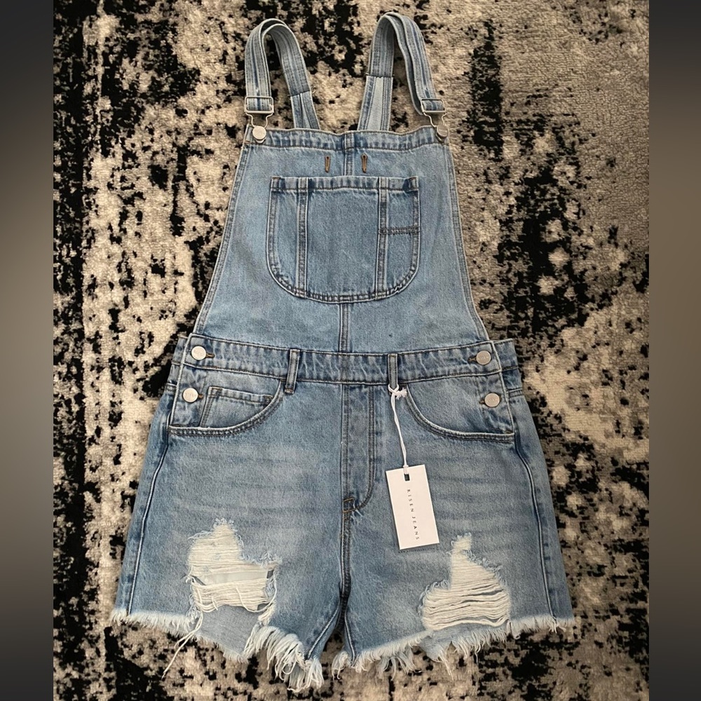 NWT RISEN overalls/shortalls